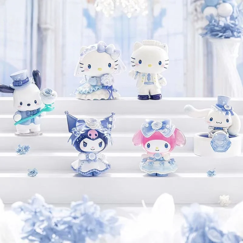 

Sanrio Characters Wedding Series Blind Box -Hello Kitty & Friends Romantic Bridal Theme Collectible Figures, Mystery Gifts