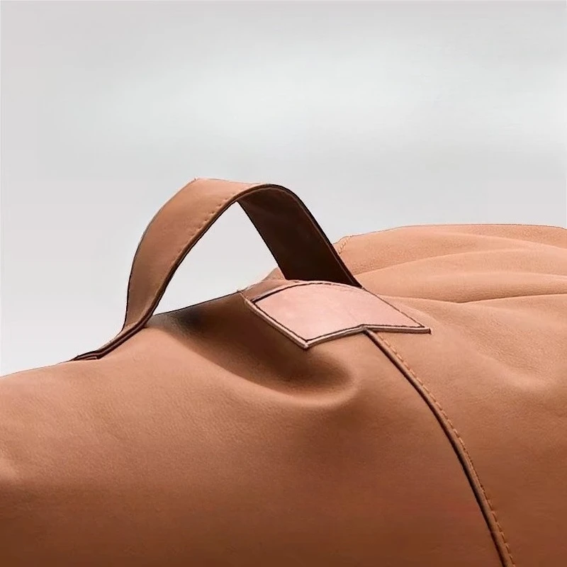 Leather sofa bean bag balcony lying down single double large tatami seat