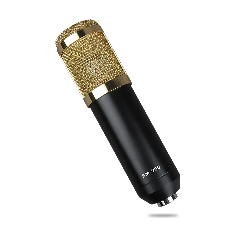 Bm-900 الهاتف المحمول الكمبيوتر لايف شبكة كاريوكي مكثف ميكروفون تسجيل مرساة السلكية ميكروفون مجموعة بطاقات الصوت