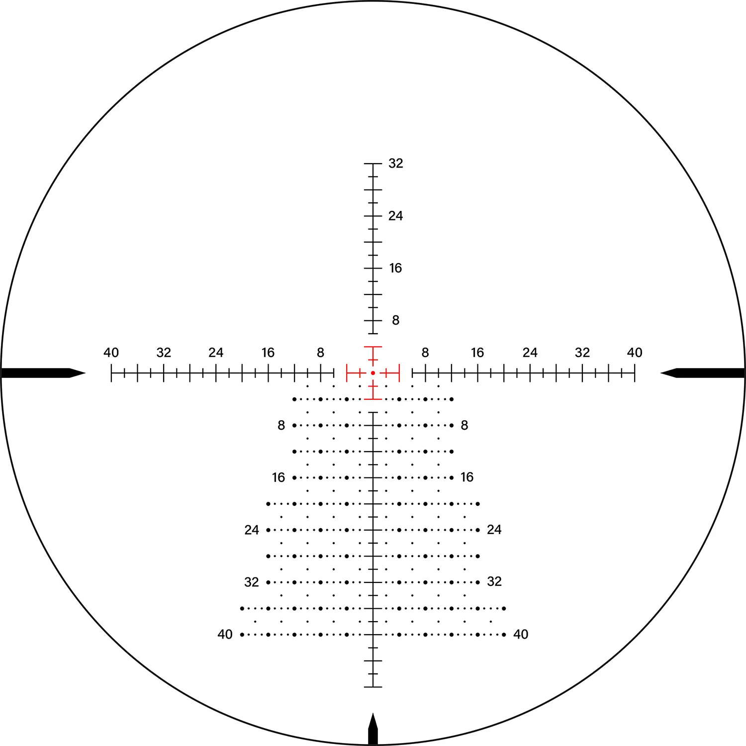 SPINA Optics 4-16x44 FFP First focal plane 5-200m Hunting Scope HD Lens 10yds to infinite Parallax Red&Green Illuminated