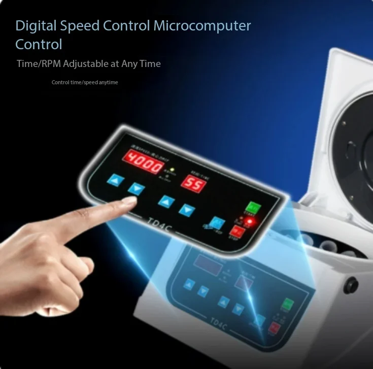 LSC-20 Electric Laboratory Plasma Centrifuge Medical Practice Machine Supplies Isolate Serum 4000rpm 1920xg Digital