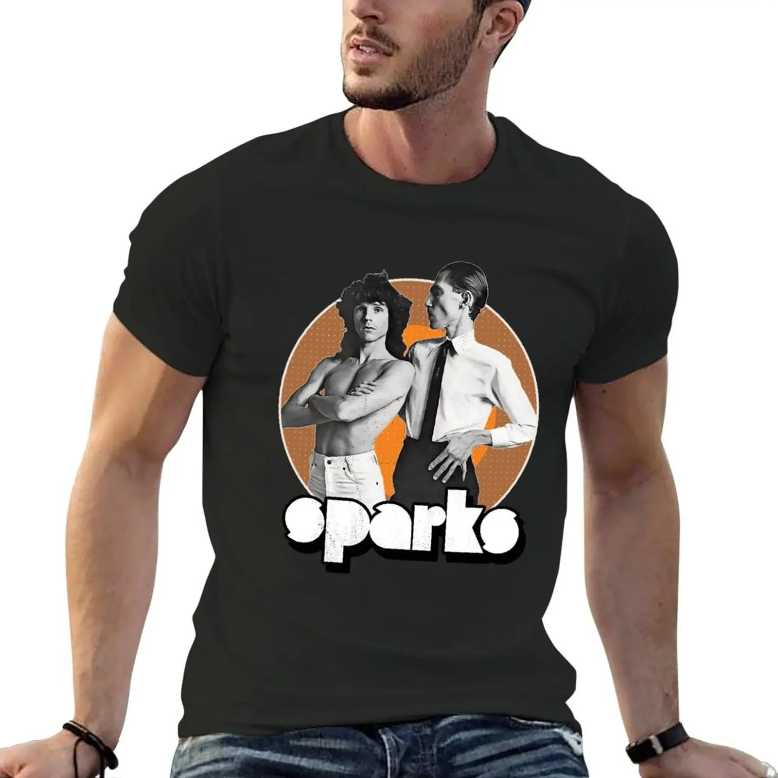 People Call Me Retro Sparks Band Synth TributeHalloween T-Shirt summer tops topping custom t-shirts mens vintage t shirts