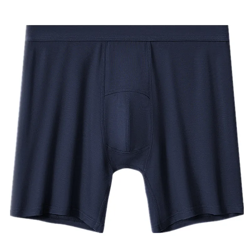 

Boxers Men Underwear Soft Modal Boxer Shorts Solid Extended Underpant Male Antibacterial U Convex Pouch Panites Plus Size XL-5XL