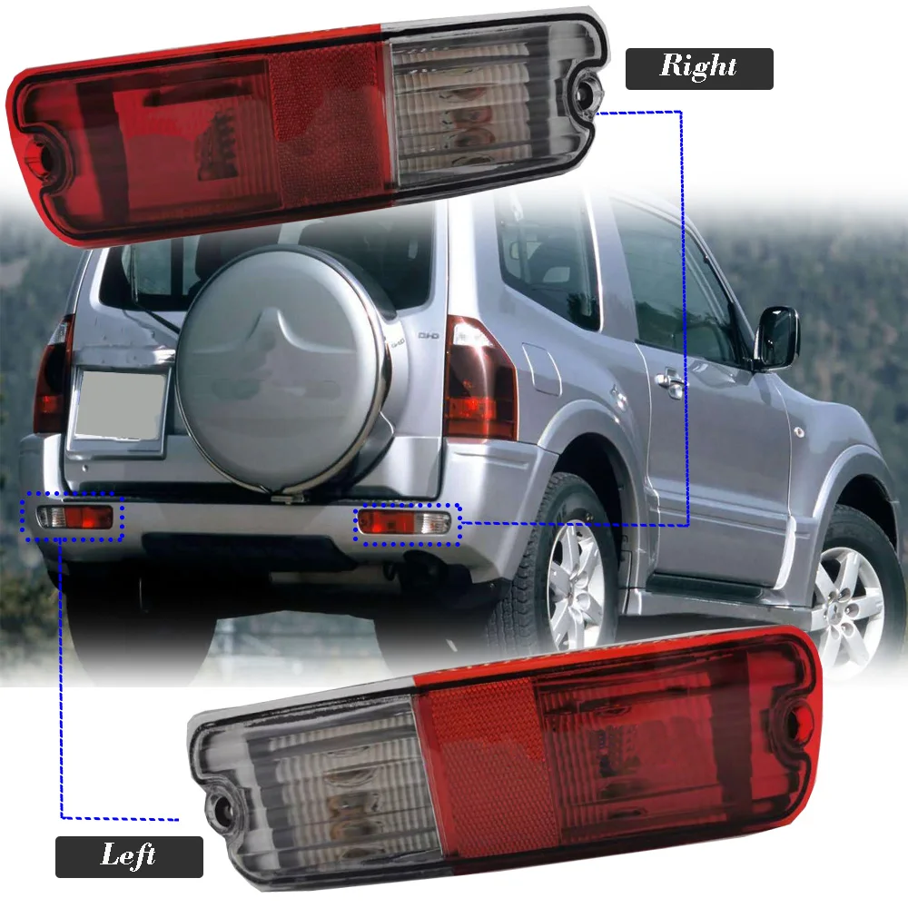 

Roavia Car Rear Bumper Fog Light For Mitsubishi Pajero Montero 2003 2004 2005 2006 Tail Lamp