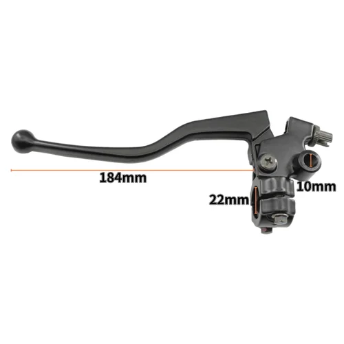 Imagen 2 del producto Palanca de embrague Universal para motocicleta, cilindro maestro de freno hidráulico, canal de manillar, color negro, Suzuki GN125 GS125