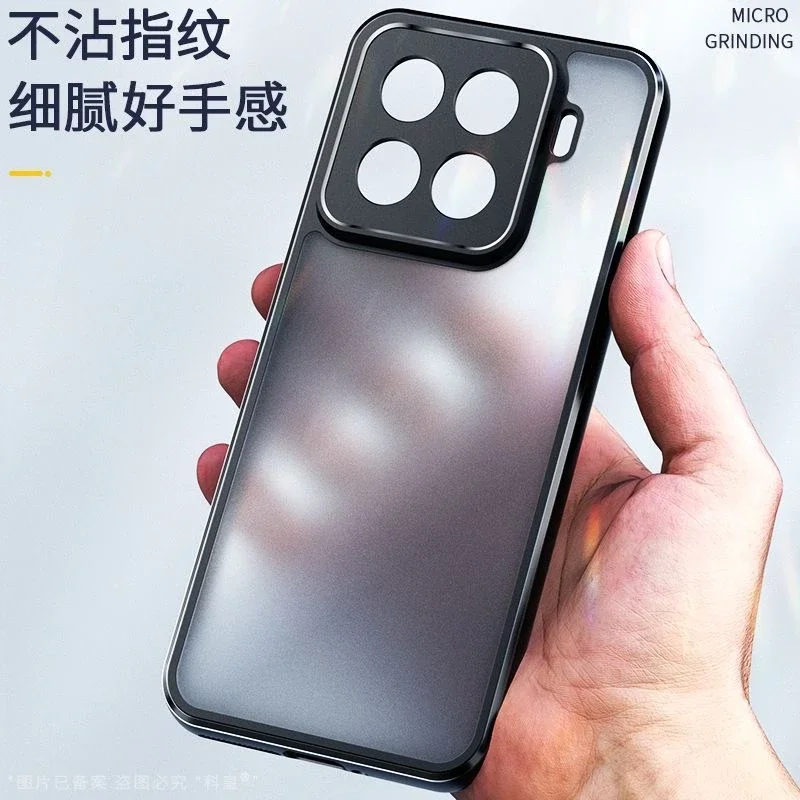 Чехол для Xiaomi 15 Pro Mi 14T Pro 5G Xiaomi 14 Mi13 T, матовый прозрачный жесткий чехол, силиконовый защитный чехол, противоударный бампер