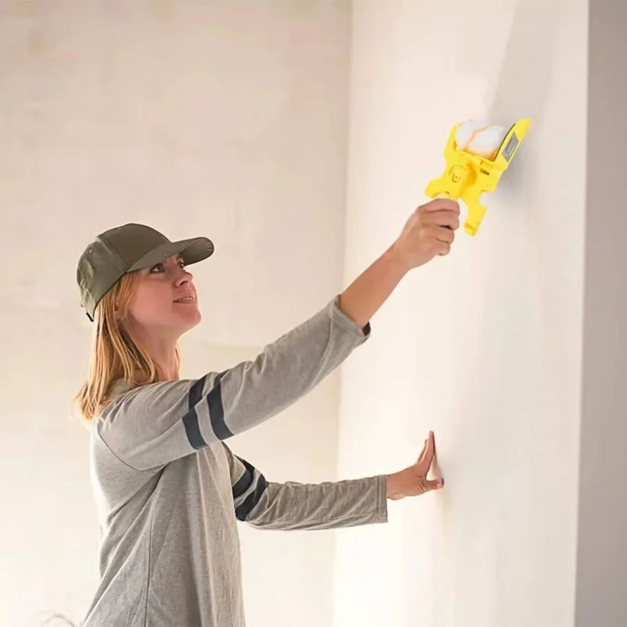 Separation Paint Roller Paint Edger Roller Brush Hand-Held Paint Edger Tool for Wall Ceilings Home Room Painting
