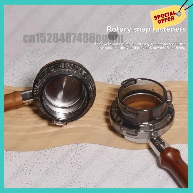 -ABJZ Anel de pó de café para máquinas de café expresso Breville Série 8 Alça de café Anel de pó anti-mosca