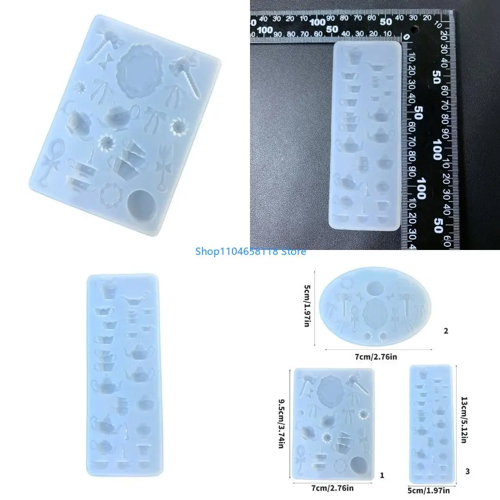 

Длительные силиконовые наборы плесени чаи, вдохновленные узорами для художественной формы смолы