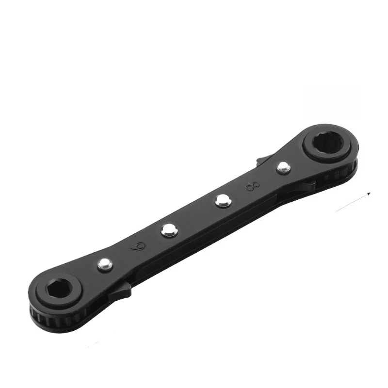 For Wrench Open Double Head Plum Ratchet Wrench Small Dual-purpose Labor-saving Auto Repair Tool