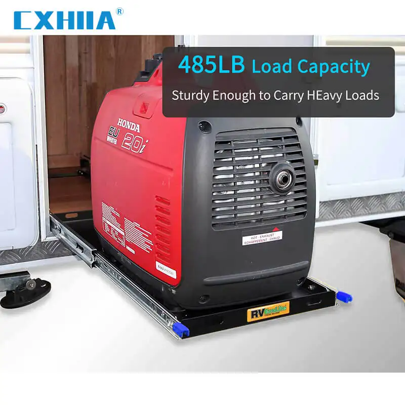 Imagem -02 - Cxhiia Industrial Ultra Heavy Duty Gaveta Slides com Trava 3-fold Extensão Completa Rolamento de Esferas Montagem Lateral Cxd2576 Par