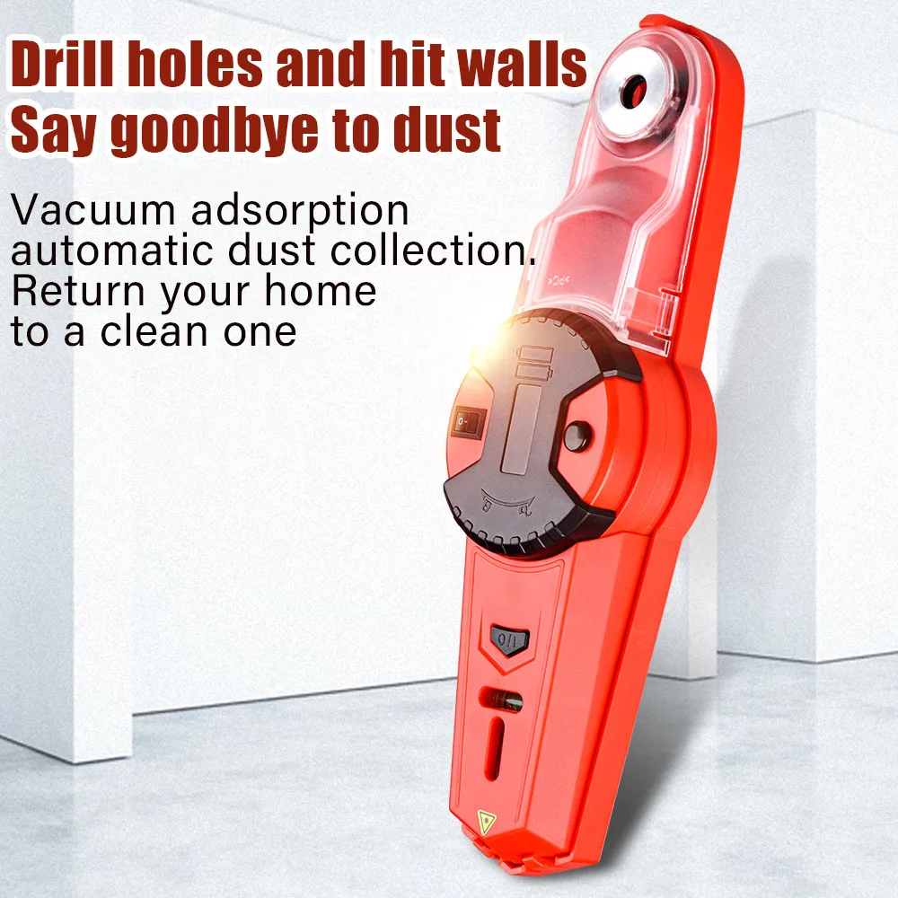 Household Electric Drilling Dust Collector Ash Receiving Artifact Infrared Wall Vacuum Small Ash Cleaning and Ash Suction Tool