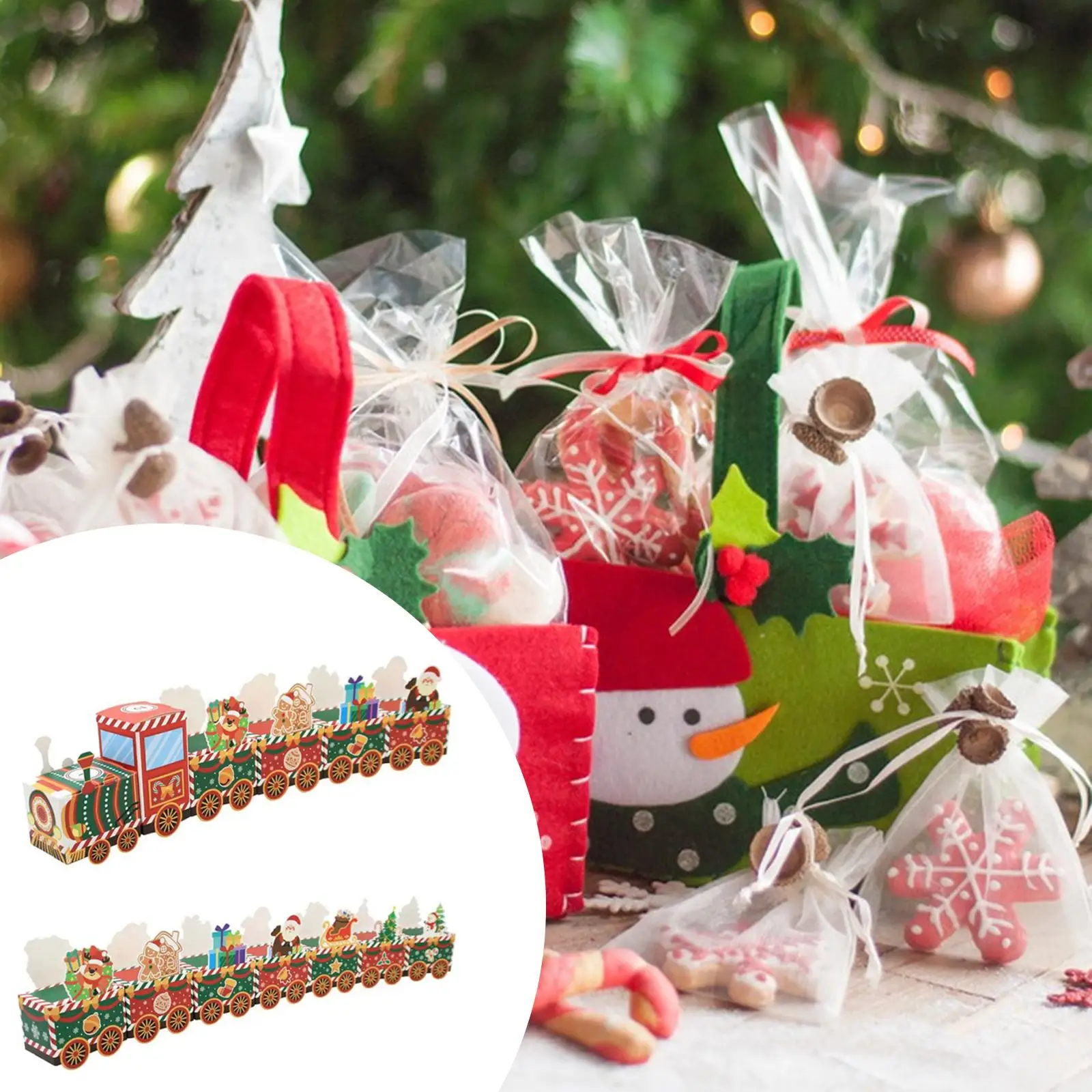 

Адвент-календарь на 2026 года, пустой, в форме поезда, 24 рождественские подарочные коробки с наклейками с номерами 1-24 для украшения рождественской вечеринки