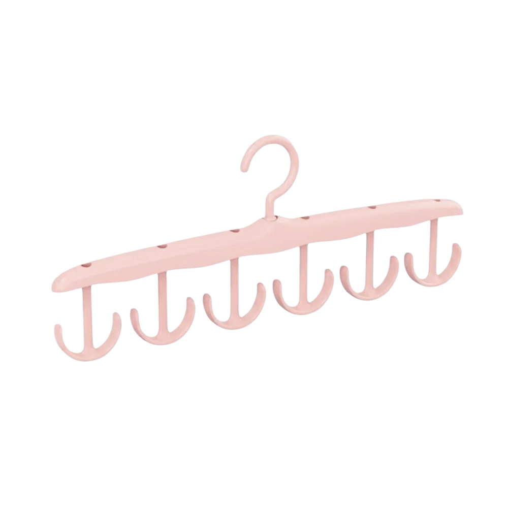Clip Portable Multi-Functional Hanger Multi-Hook Wave Hook Rotating Hanger 12-Hook Rotatable Closet Organizer Dorm
