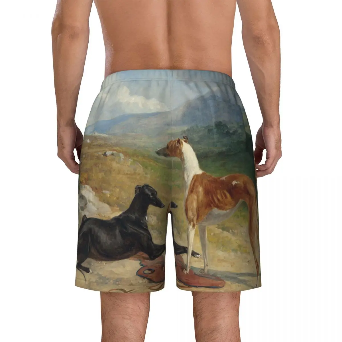 Pantalones cortos de playa de secado rápido para hombre, bañadores de animales personalizados, trajes de baño