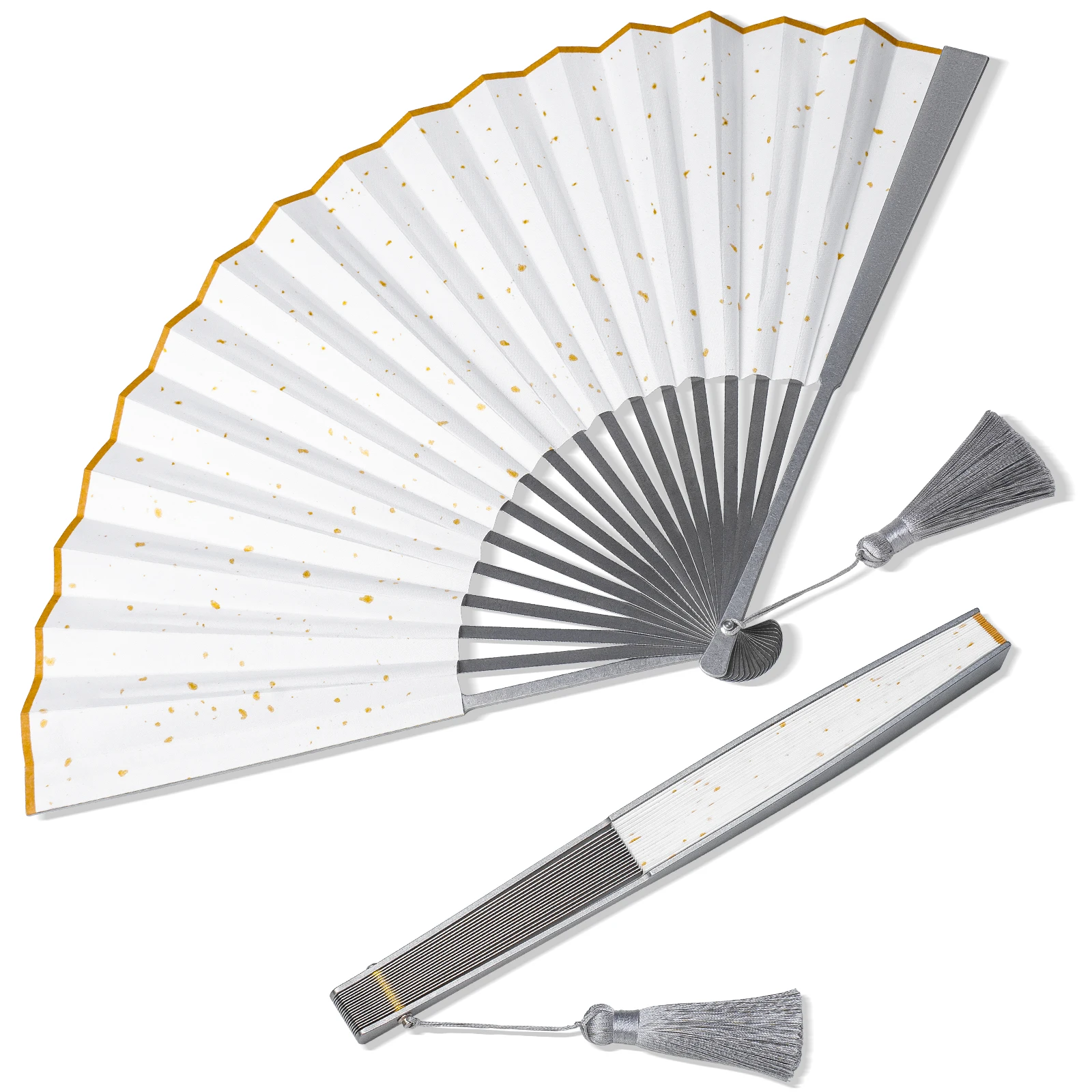 

TISUR High-quality steel Folding Hand Fan, Chinese Kung Fu Tai Chi Hand Fan Foldable Festival,Edc Gear and Gadgets For Men women