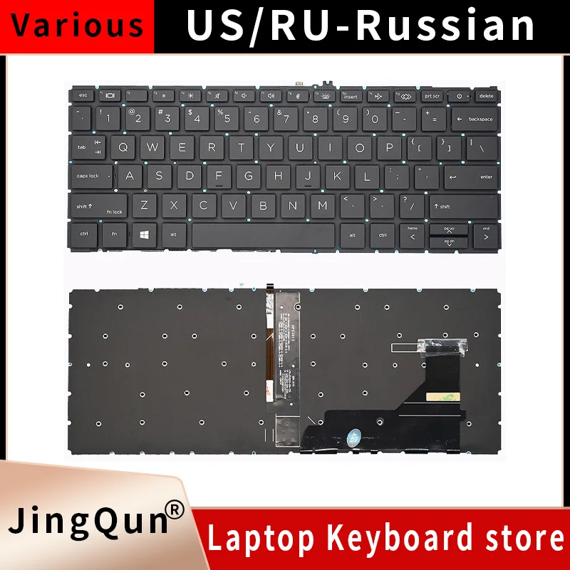 

Replacement US/UK/RU/SP Backlit Laptop Keyboard For HP 635 730 735 830 835 G7 G8 M21674 HSN-I36C HSN-I37C HSN-I39C HSN-I43C