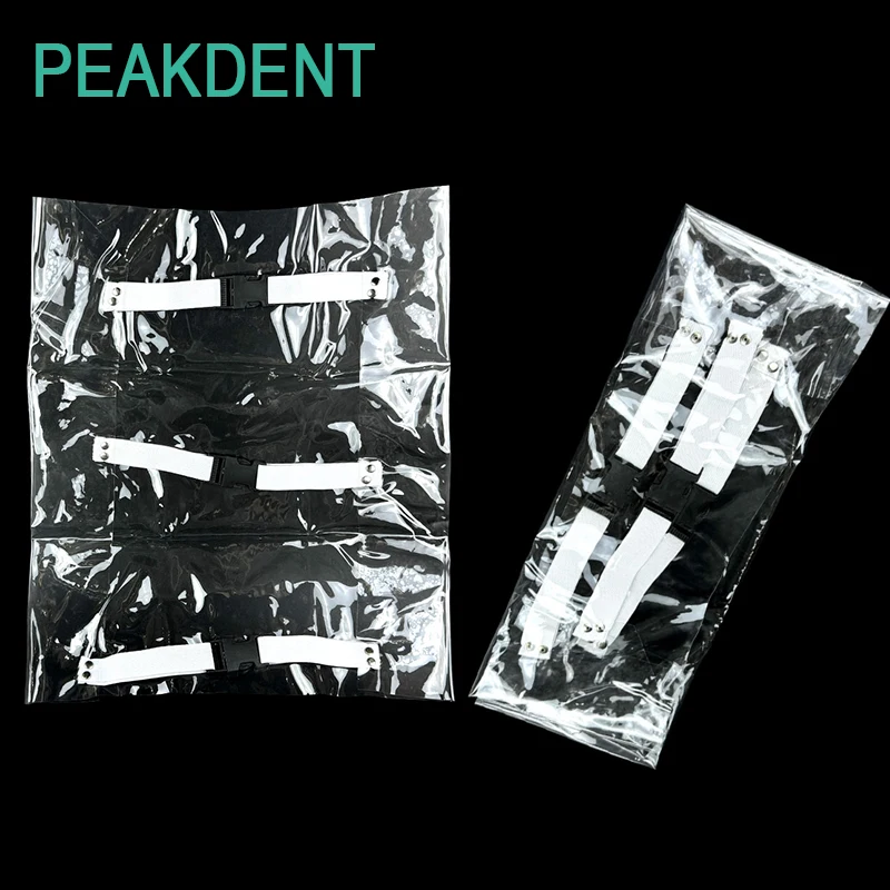 

Стоматологический прозрачный пластиковый стул, подставка для ног, пыленепроницаемые и водонепроницаемые защитные чехлы для сидений, пластиковая седельная сумка, принадлежности для стоматологии