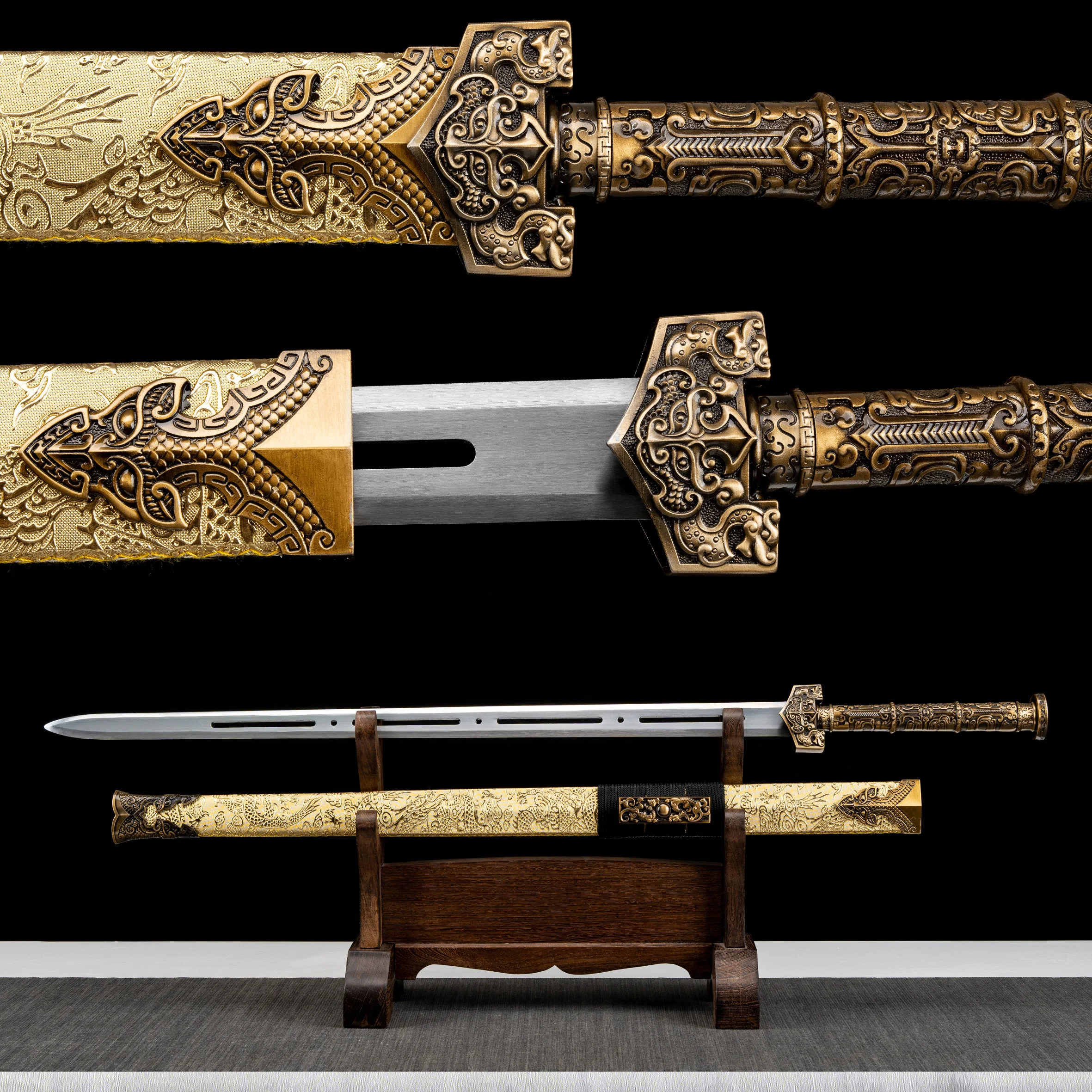 103cm Chinese cosplay Hanwang sword - Battle Preparation - Ninja martial arts knight outdoor sport kung fu katana - Not sharp