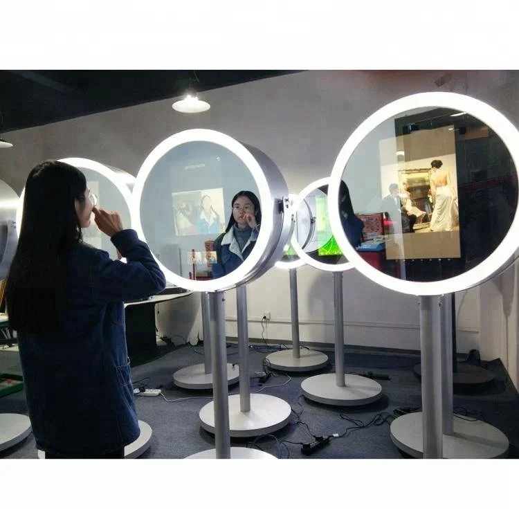 Pubblicità Touch Screen Lcd Foto Pubblicità Macchina Specchio Phot obooth Photobooth