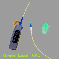 Newly FTTH Fiber Optic Mini Rechargeable Green Laser Pen Visual Fault Locator Green Light VFL 5mw 10mw Green Light Stable VFL