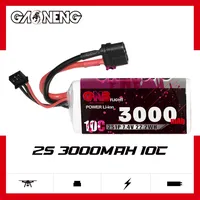 GAONENG GNB 3000mAh 2S 10C 20C 7.4V XT60 18650 Li-ion Battery Long Range FPV