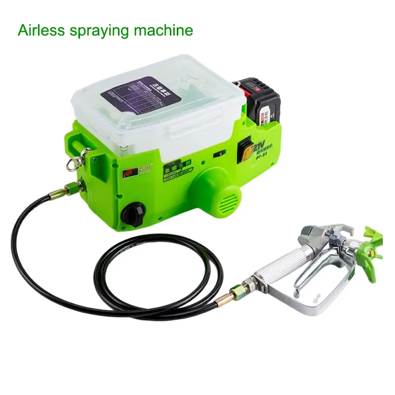 

1.7L 500W Lithium Battery Airless Paint Sprayer Machine Portable Electric Spray Gun Household High Power Paint Sprayer