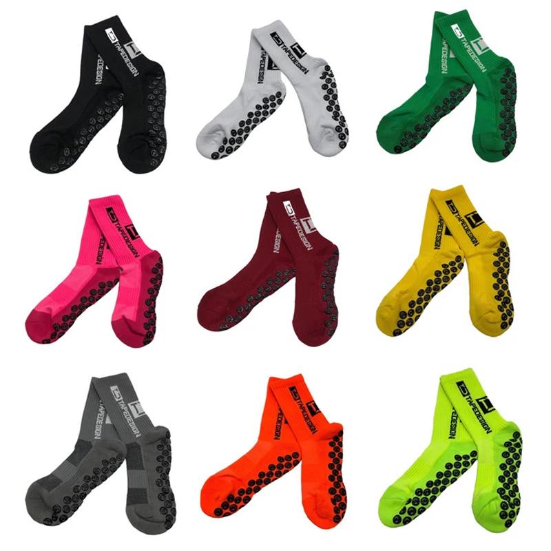 Anti-slip Soccer Socks Adults Men Women Mid-Tube Non Slip Football Sock Baseball Rugby Tennis Running Cycling Sport Grip Socks