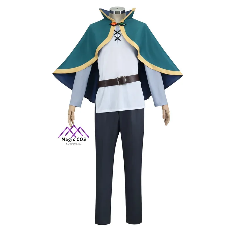 Satou Kazuma Aqua Megumin gran oferta disfraz de Cosplay peluca fiesta de Halloween falda de Carnaval mangas superiores conjunto de medias Comic Con moda
