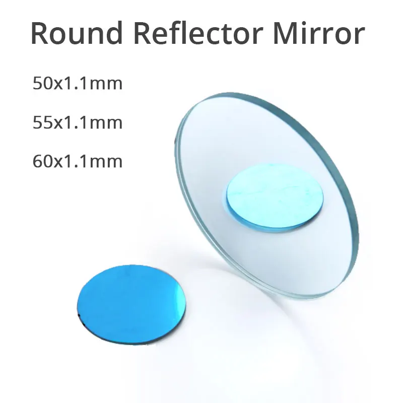 2pc 50 55 60mm Square Optical Front Surface Mirror First Reflecting Surface Reflector DIY Scanner Projector Mirror Accessories