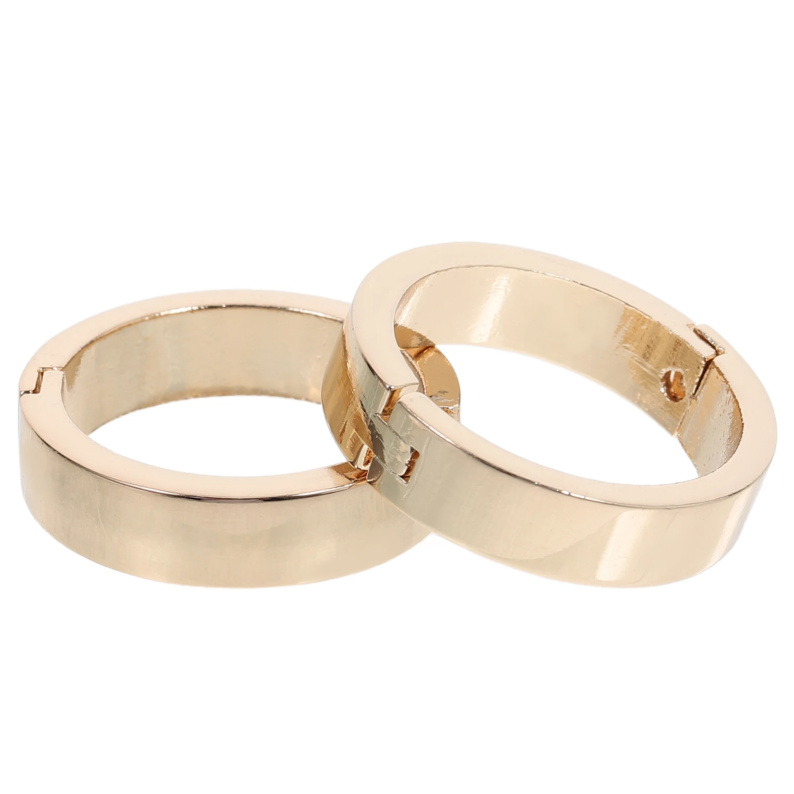 

2 Pcs Book Accessory Clip Rings Clasps Buckle Gift Card Binder Replacements Binding Spines Note