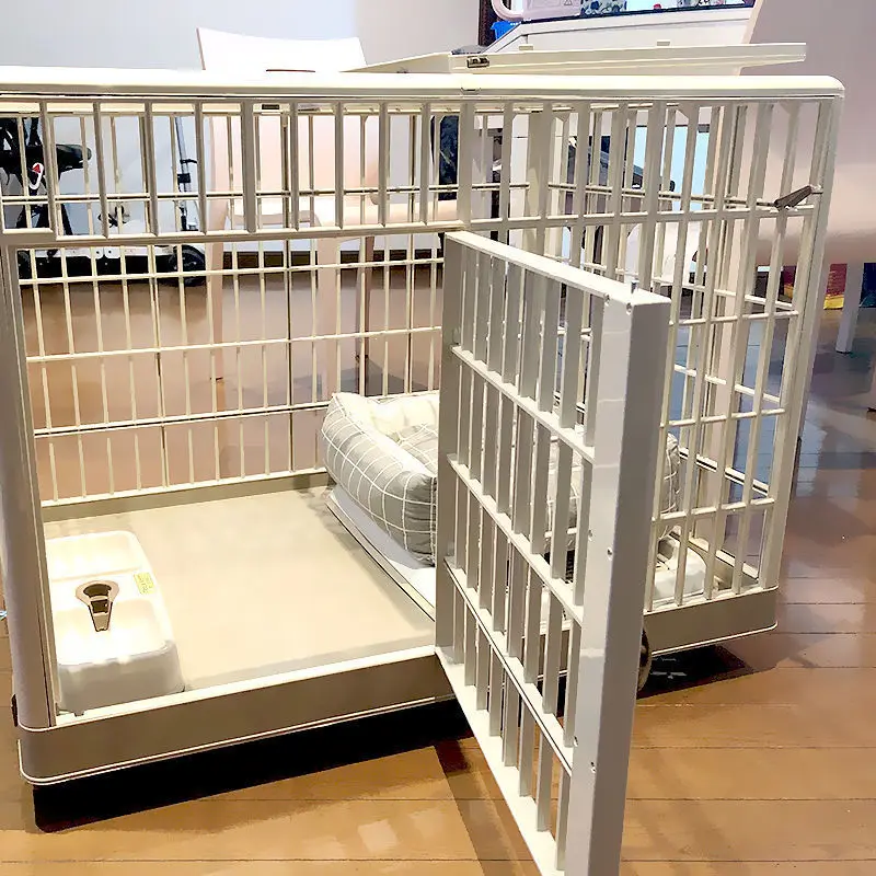 قفص كلب كبير، قفص قطط من الراتنج متوسط الحجم للكلاب الصغيرة في الأماكن المغلقة كورجي شيبا إينو #2