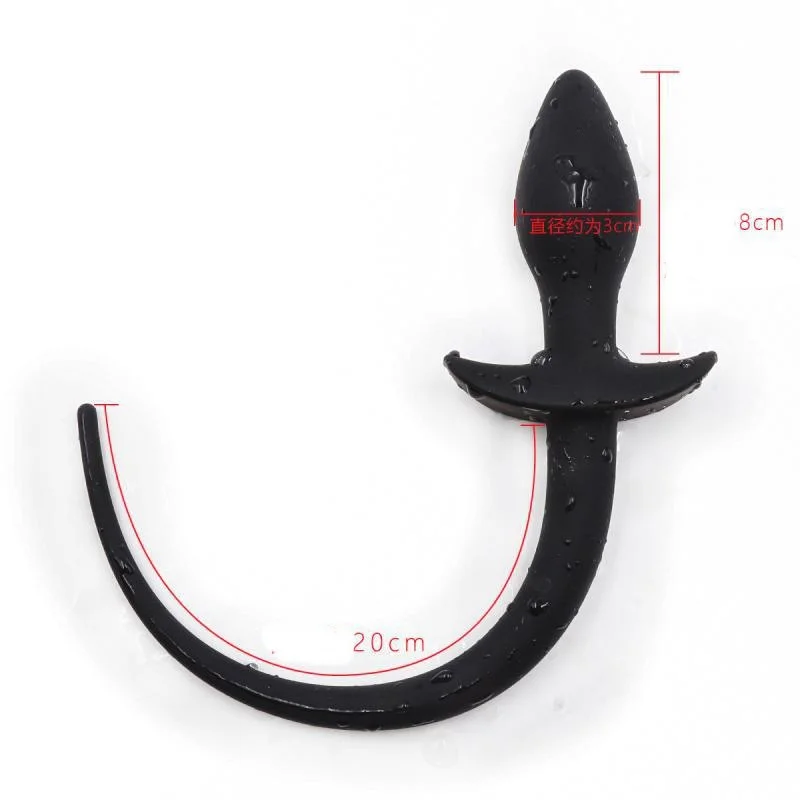 2023 New Dog Tail G-spot Stimulator Women Men Gay Sex Game BDSM Erotic Butt Plug Adult Toys Sex Shop Prostate Massager Silicone