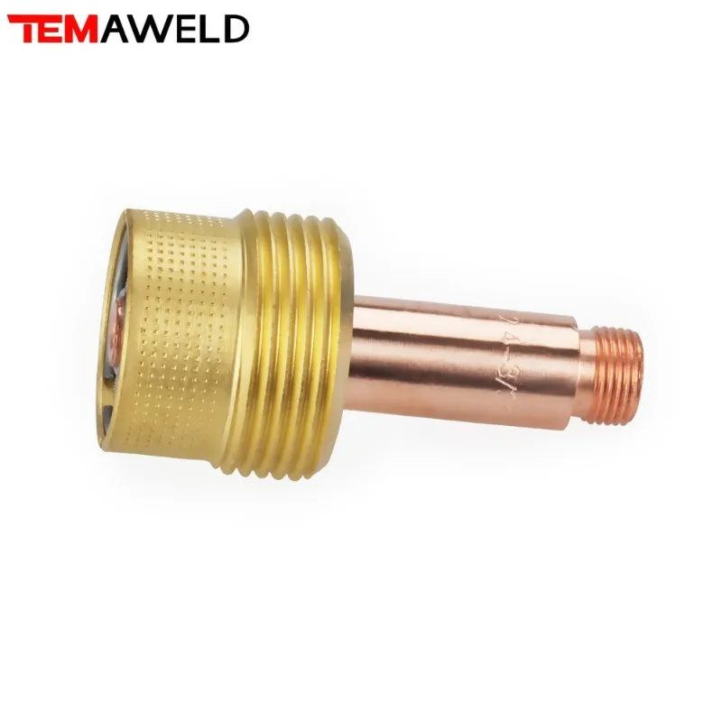 2/5ชิ้น1.0/1.6/2.4/3.2/4.0mm TIG แก๊ส COLLET คอลเล็ต45V0204ร่างกาย45V116 45V63 45V64 995795สำหรับ WP17/18/26เชื่อมชุดไฟฉาย