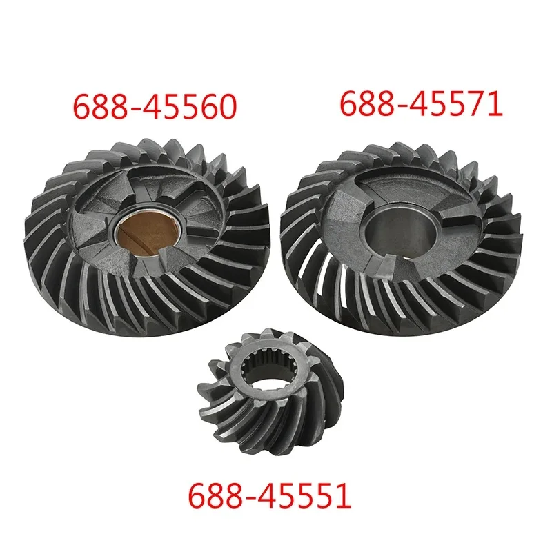 Gear Kit 688-45571 688-45560 688-45551 Replaces For Yamaha 75HP 85HP 90HP Outboard Motor 3pcs