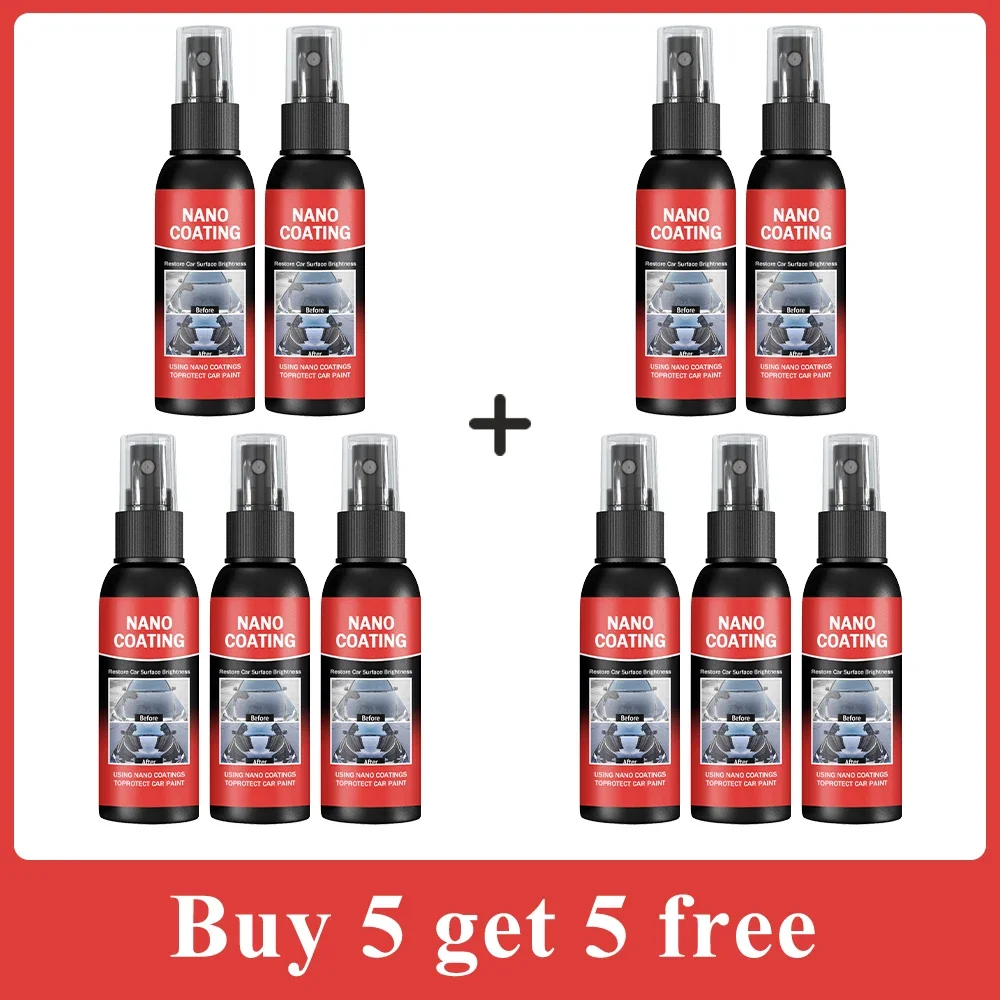 Auto Nano Keramische Coating Kit - Universele Professionele Auto Schoonheid, Hoogglans Autolak Reparatie Bescherming, Langdurige Glans