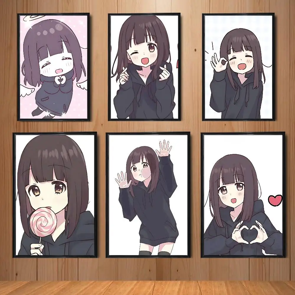 

Emoji Menhera sauce Nanase Kurumi Poster HD Art Wall Waterproof Home Living Room Bedroom Bar Aesthetic Decoration