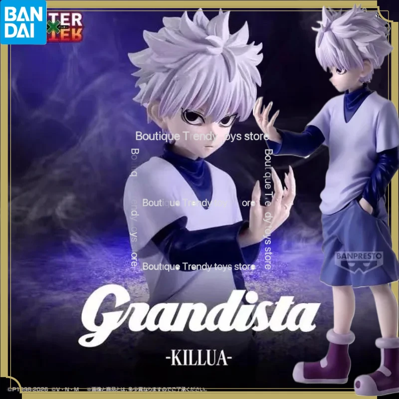 

Оригинальная коллекционная фигурка Bandai BANPRESTO HUNTER×HUNTER Grandista Killua Zoldyck, аниме-фигурка, модель, игрушка, украшение, подарок для детей
