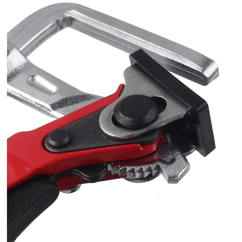 Abrazadera de rueda rápida para carpintería, carril F, abrazadera FG