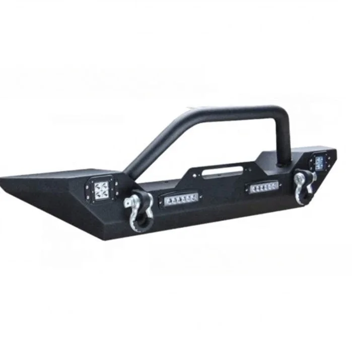 

Suitable for Wrangler JK/JL/JT modified off-road front bar with light and winch rack front bar anti-collision bumper
