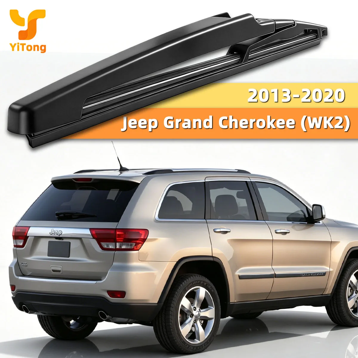 

Yitong Suitable Fit Grand Cherokee (WK2) 2013-2020 Automotive Wiper Blade Back Window Glass Wiper Replacement Rubber Exterior