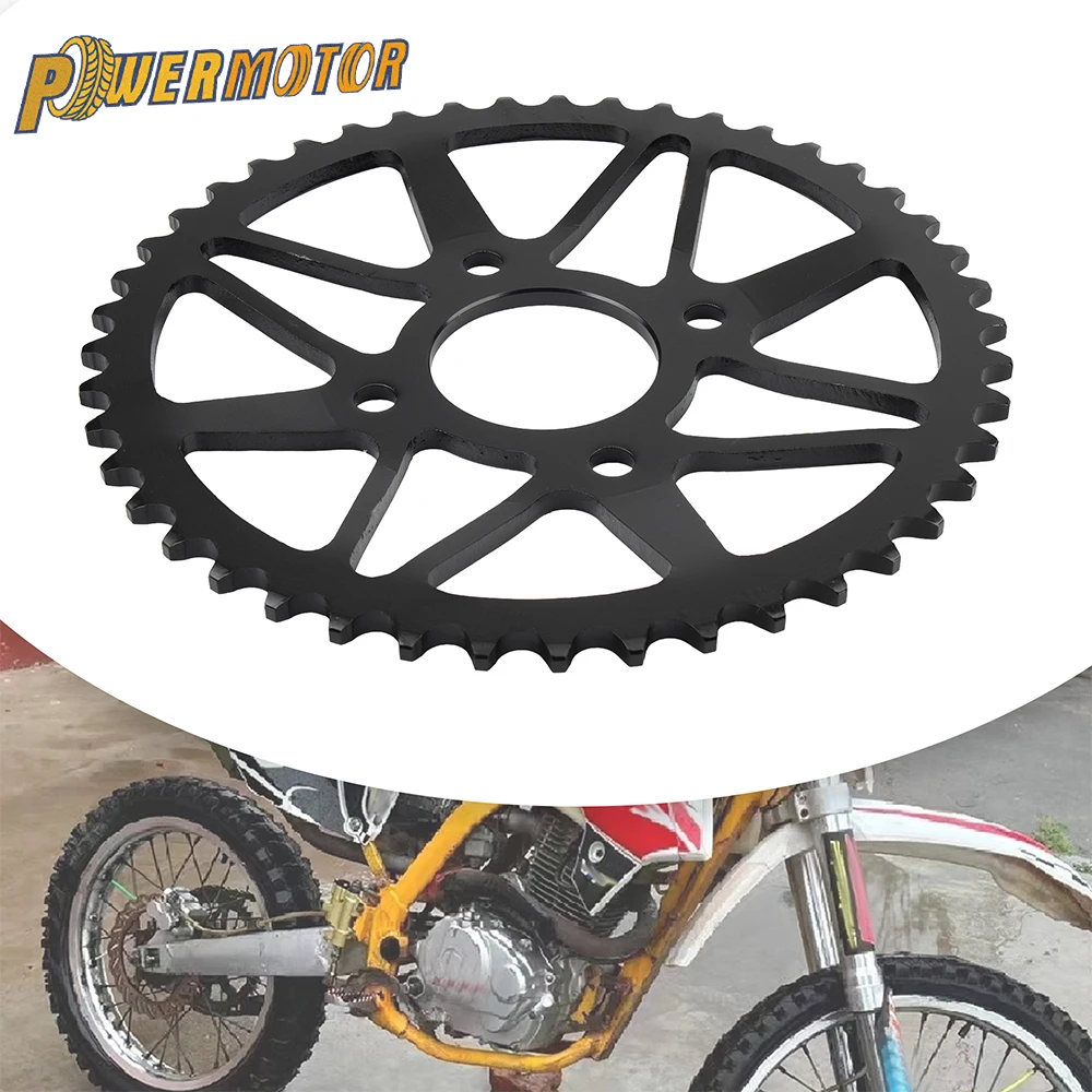 

Motorcycle 45T Rear Chainring Tooth Plate Wheel Motocross Universal Accessories