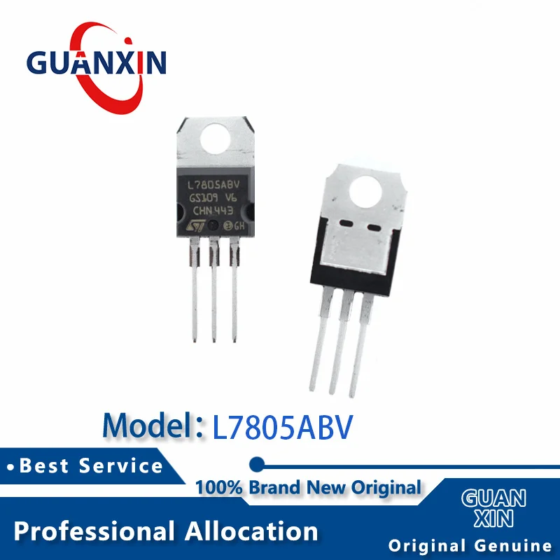 

100% New electronics Marking L7805ABV TO-220 L7805