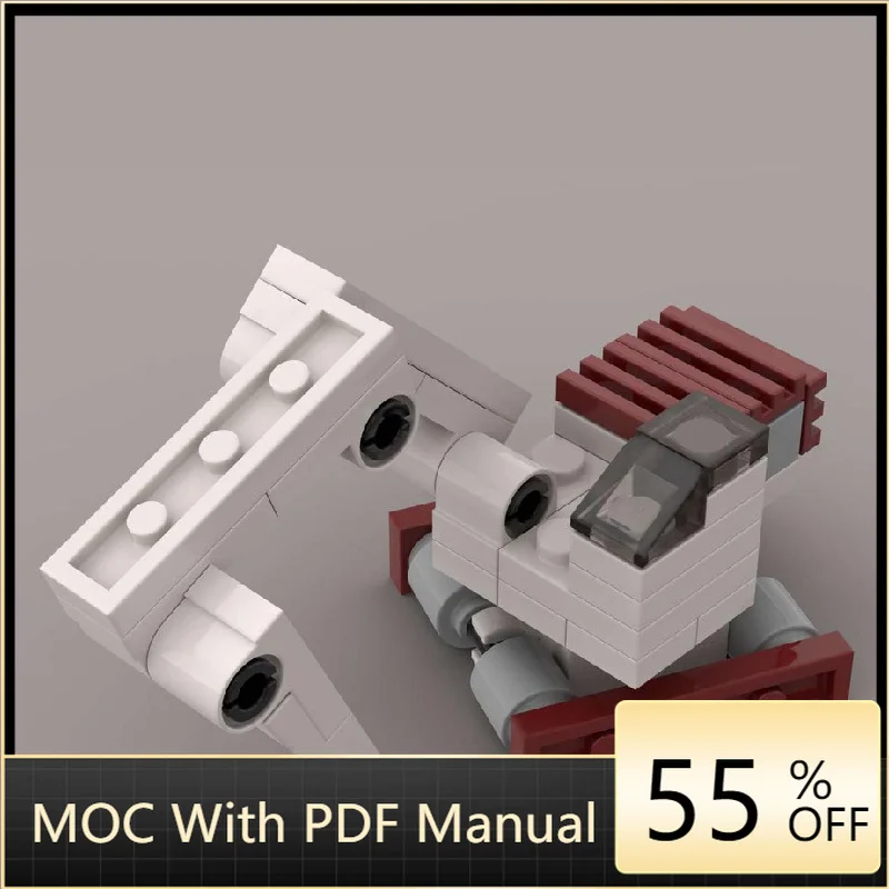 

41 PCS MOC Star Battle Small Excavator Model Building Block Brick DIY Creative Assembly Educational Toy Birthday Christmas Gift