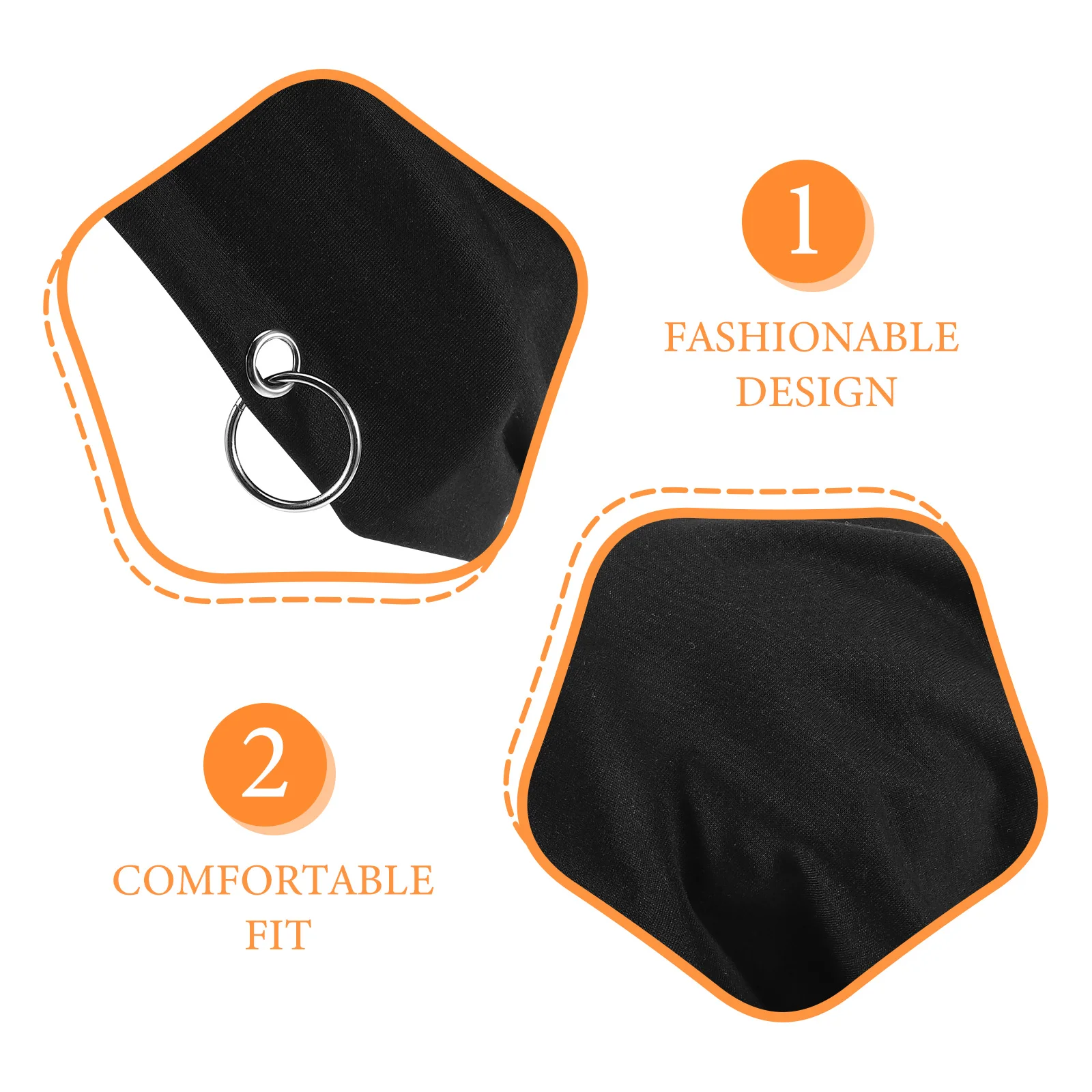 

Men Headscarf Double Layer Turban Hat with Iron Warm Beanie Cap for Outdoor Activities Comfortable Hair Bonnet