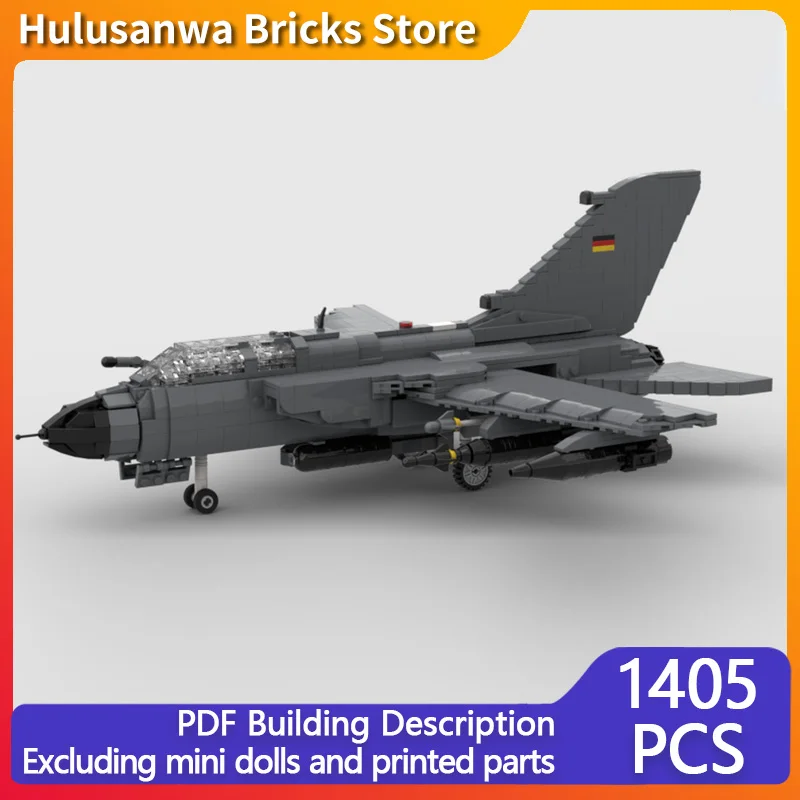 

Tornado IDS современный военный истребитель, модель MOC, строительные кирпичи, военное оборудование, модульный подарок, праздник, сборка, детский игрушечный костюм