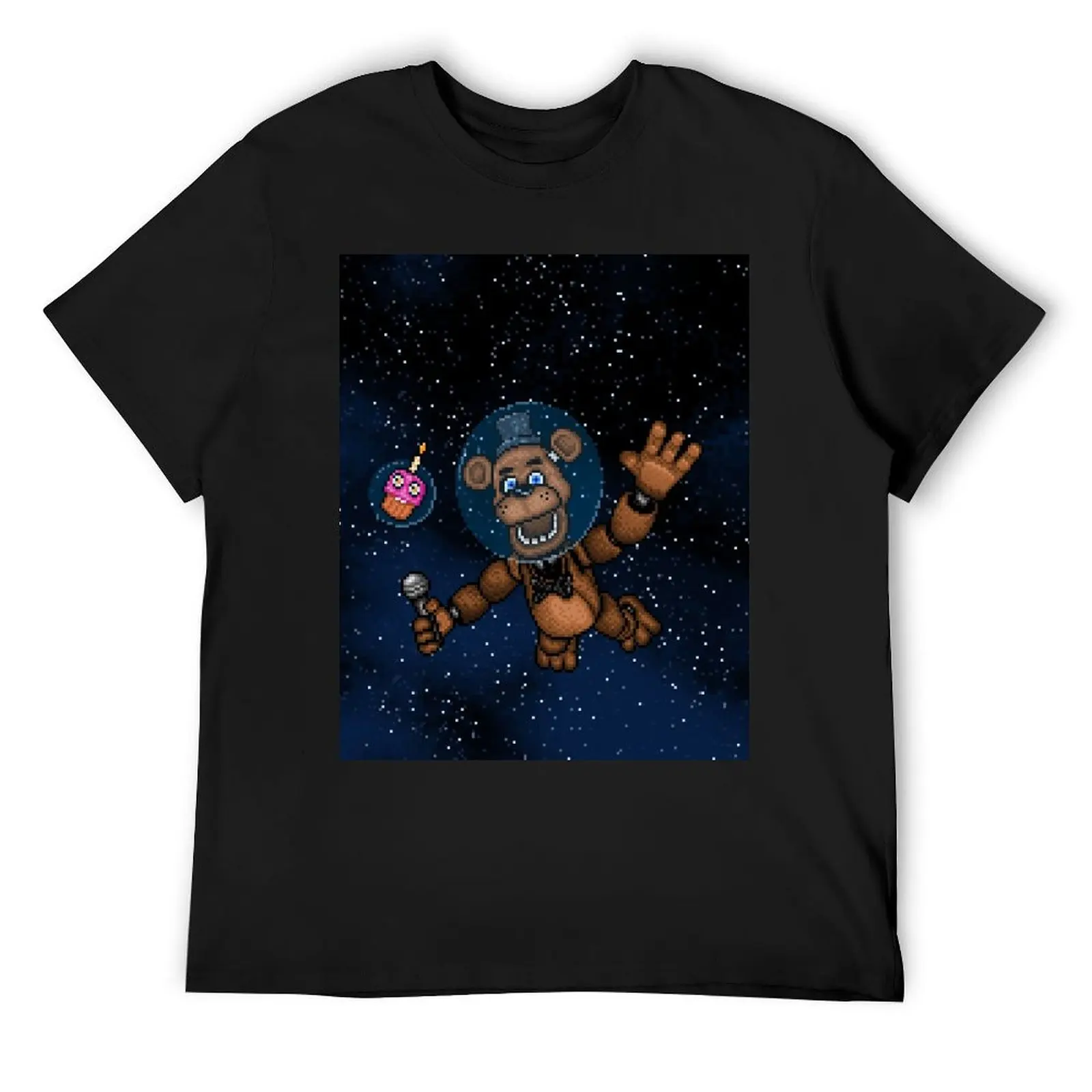 Freddy Fazbear in Space! - FNAF Pixel art T-Shirt