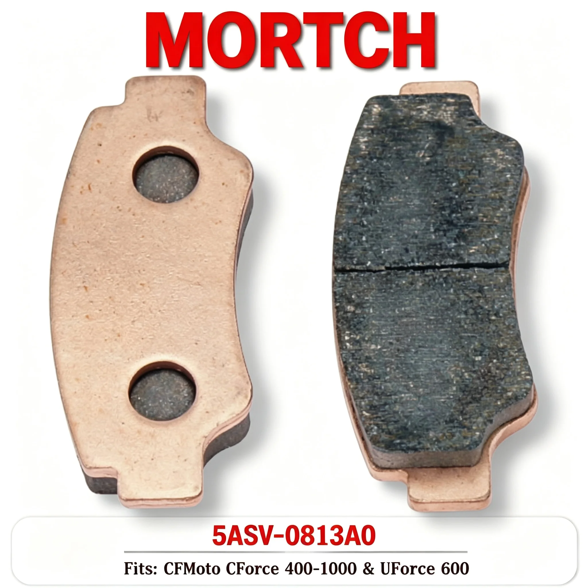 Gesinterte Hinterradbremsbeläge 5ASV-0813A0 für CFMoto CForce 450 1000 ATV-Teile – Detail 1
