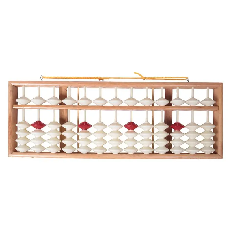 Abacus Chinese Abacus Mathematic Education Teacher Calculator Hanging Abacus Teaching Abacus 58X19cm For Teacher