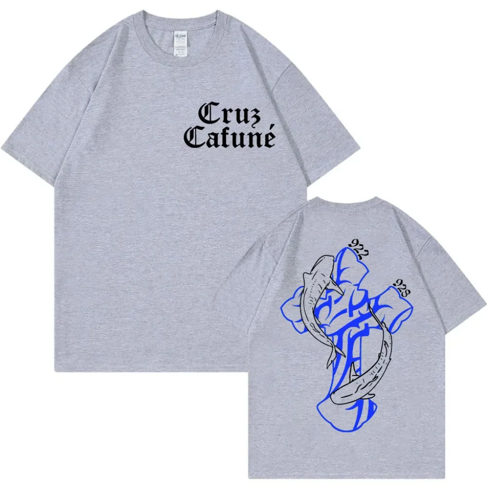 

Рэпер Cruz Cafuné 922 928, футболка с принтом для мужчин и женщин, Harajuku, хип-хоп, футболка большого размера, модные повседневные футболки, хлопковые футболки